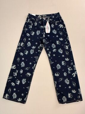 Cali 1850 Western Print Jeans NWT Size 11/30 Cowboy Boots Cactus